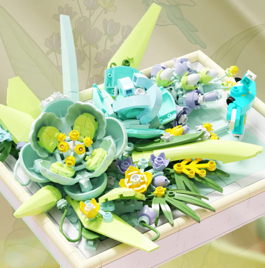 Конструктор детский для девочки Цветы Магия цвета 728 дет. (22792503) - фото 3 Конструктор детский для девочки Цветы Магия цвета 728 дет. (22792503) - фото 3