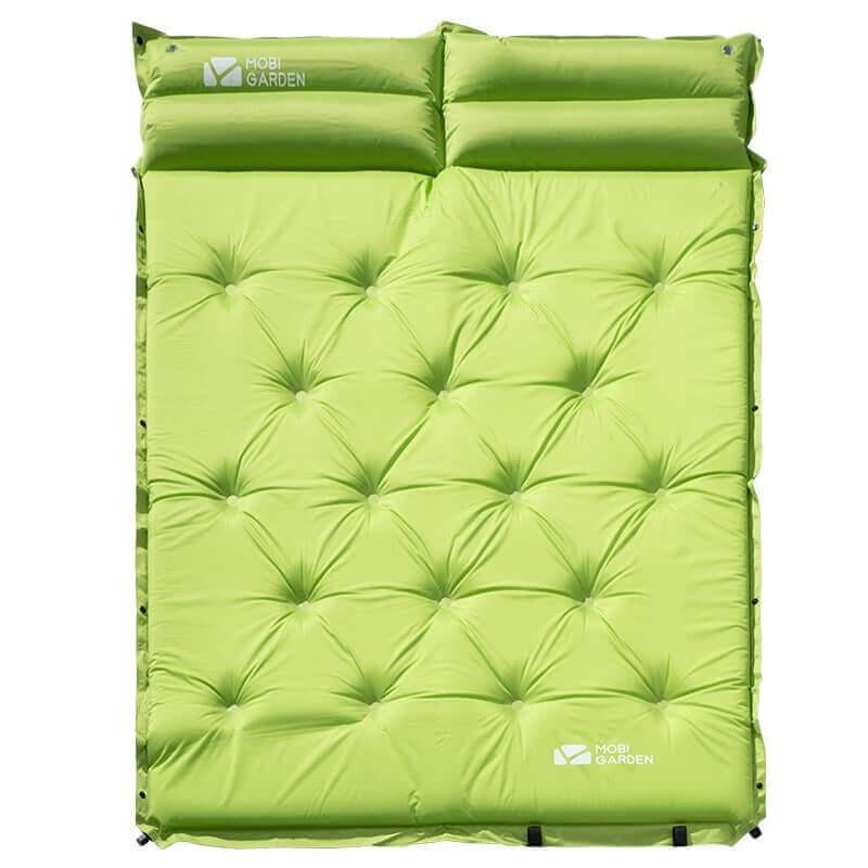 Коврик самонадувающийся Mobi Garden Aquarius NX19663002 двойной 30 мм Green - фото 1