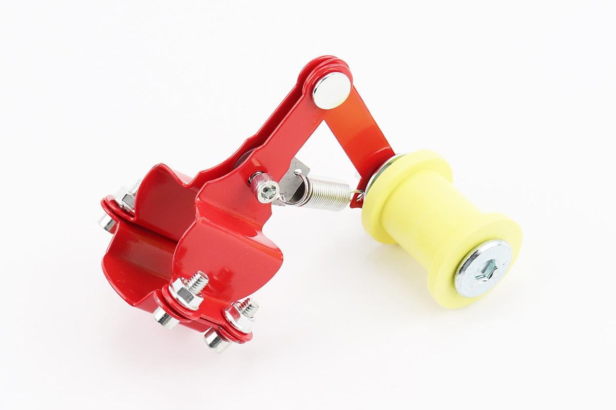 Натяжитель цепи приводной к мотоциклу Viper-125-150J с роликом универсальный тип 2 Красный (999734)