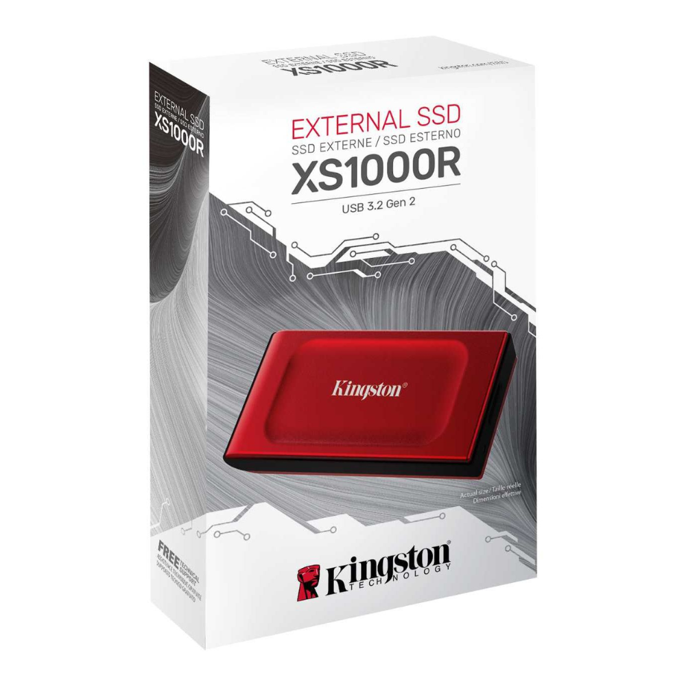 SSD-диск зовнішній Kingston SXS1000R/1000G 1 Тб Red (21027811) - фото 3