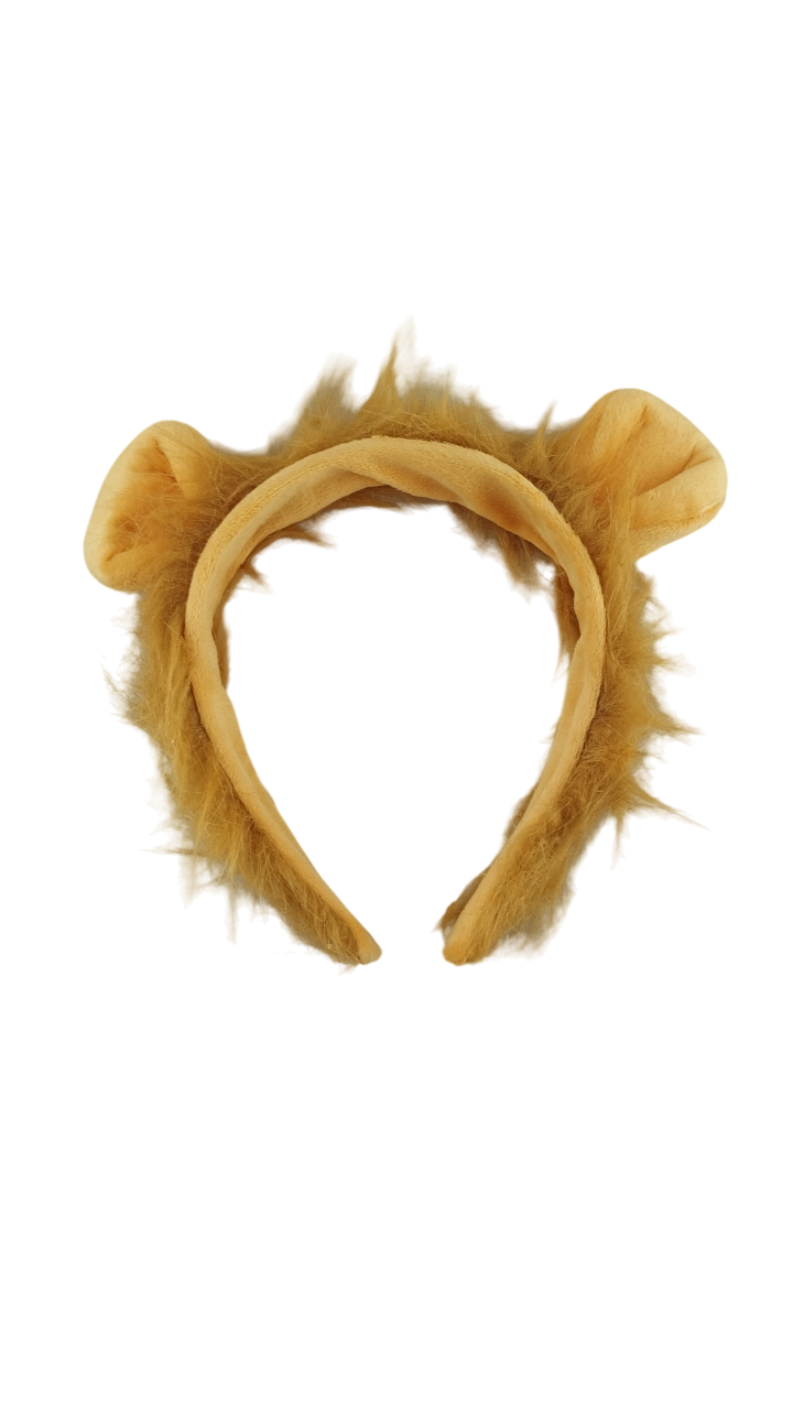 Обруч плюшевый ушки Льва (000004)