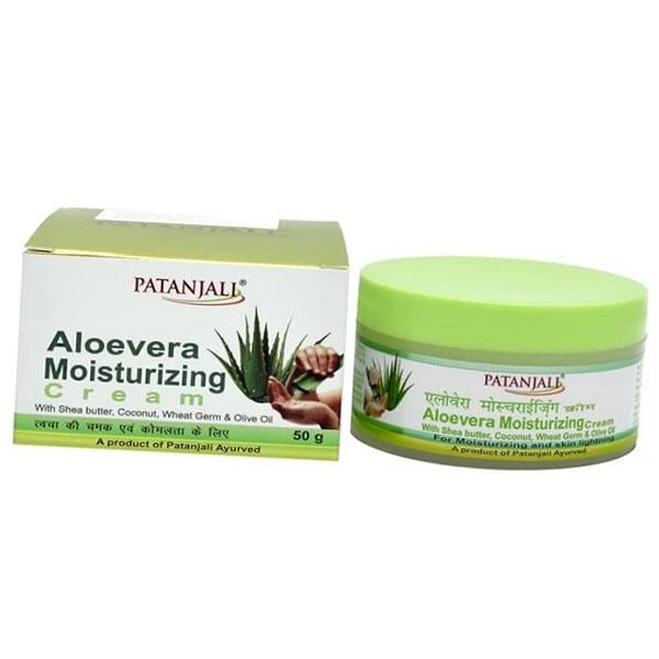 Крем для лица Patanjali Aloe Vera Moisturizing Cream увлажняющий 50 г (43635029)