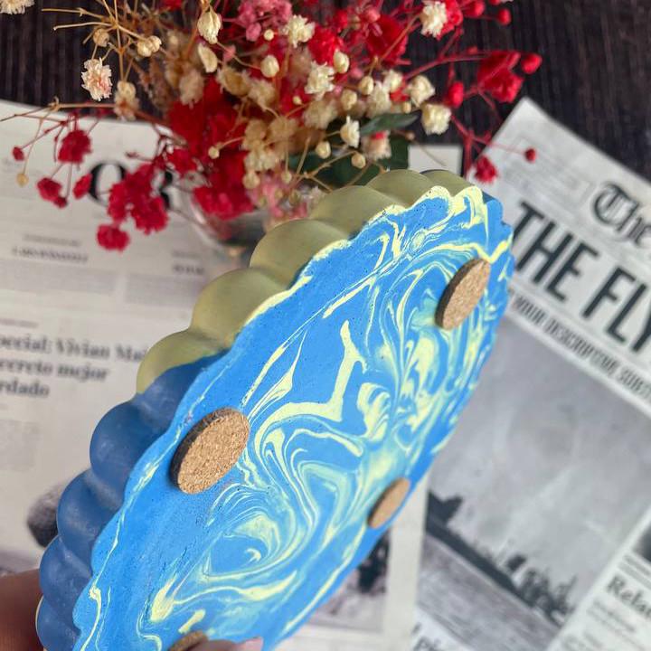 Підсвічник декоративний Ромашка гіпсова (1447) - фото 3