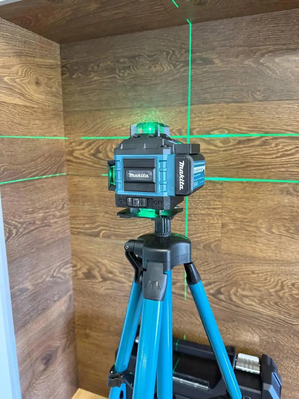 Рівень лазерний Макіта 4D 16 ліній 360° самовирівнюючий з триногами - фото 5 Рівень лазерний Макіта 4D 16 ліній 360° самовирівнюючий з триногами - фото 5
