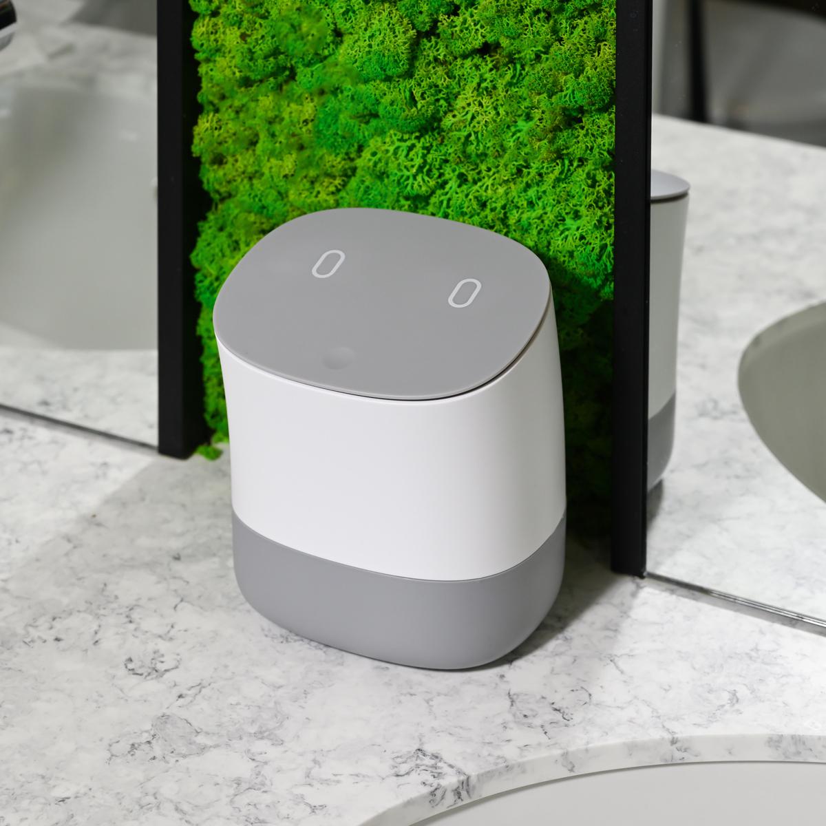 Мусорное ведро MVM BIN-21 с крышкой 1,5 л Серый (227386) - фото 2 Мусорное ведро MVM BIN-21 с крышкой 1,5 л Серый (227386) - фото 2