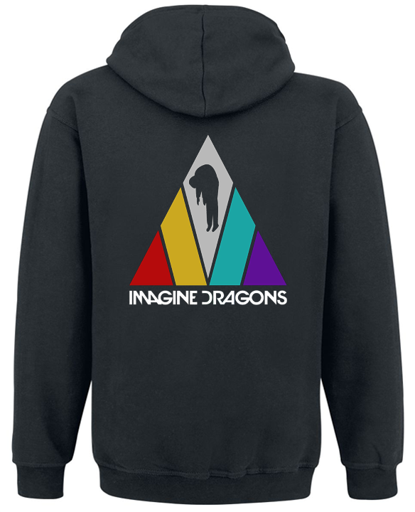 Толстовка з блискавкою "Imagine Dragons" Evolve M Чорний (20783) - фото 2