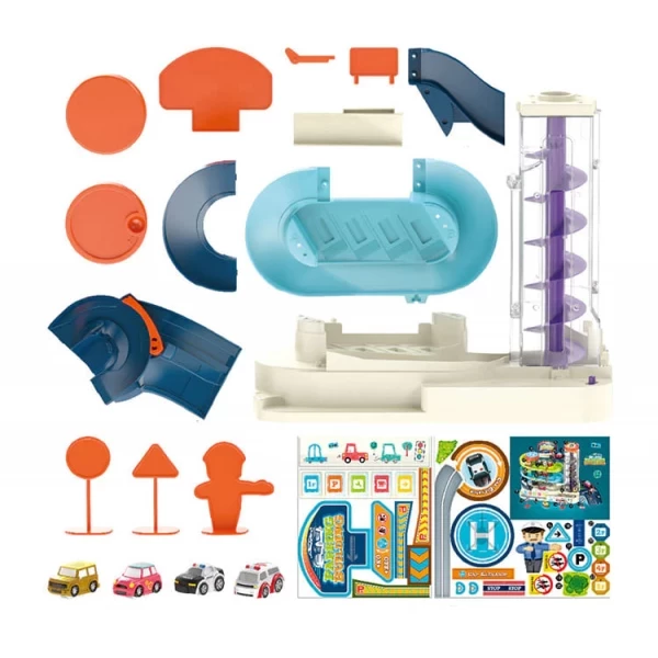 Дитячий музичний гараж для машинок TK Group 799920 з автоматичним підйомником 3 поверхи українська озвучка (2009015728) - фото 7 Дитячий музичний гараж для машинок TK Group 799920 з автоматичним підйомником 3 поверхи українська озвучка (2009015728) - фото 7