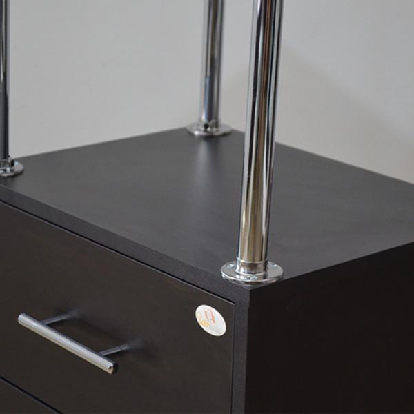 Тележка косметологическая Стандарт 2 Черная (10130(1)) - фото 6