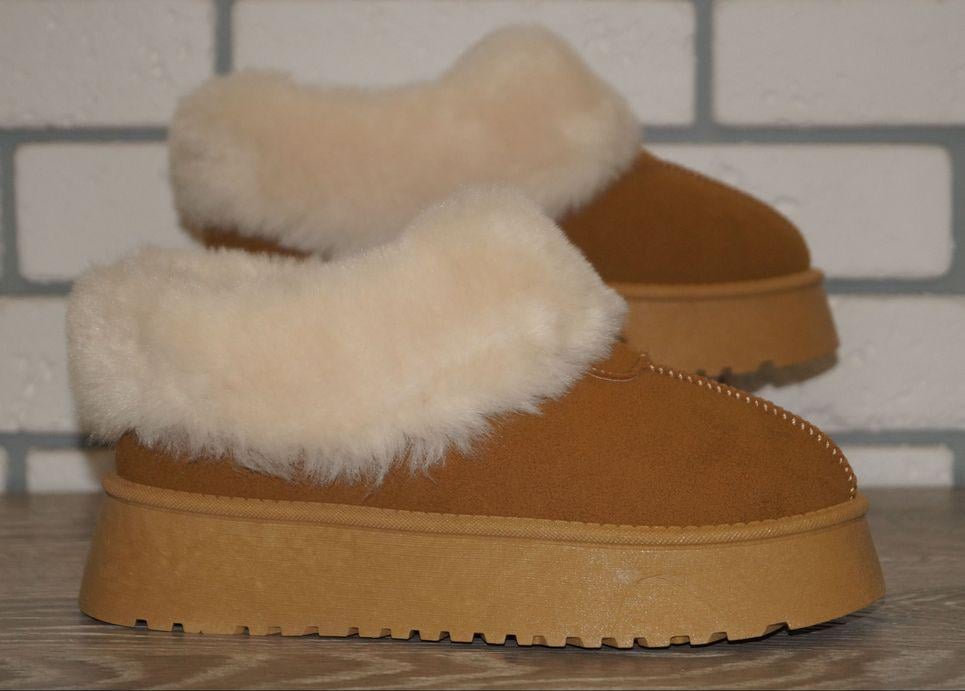 Угги женские зимние на платформе Swin shoes р. 39 24,5 см Коричневый (31556-39) - фото 8