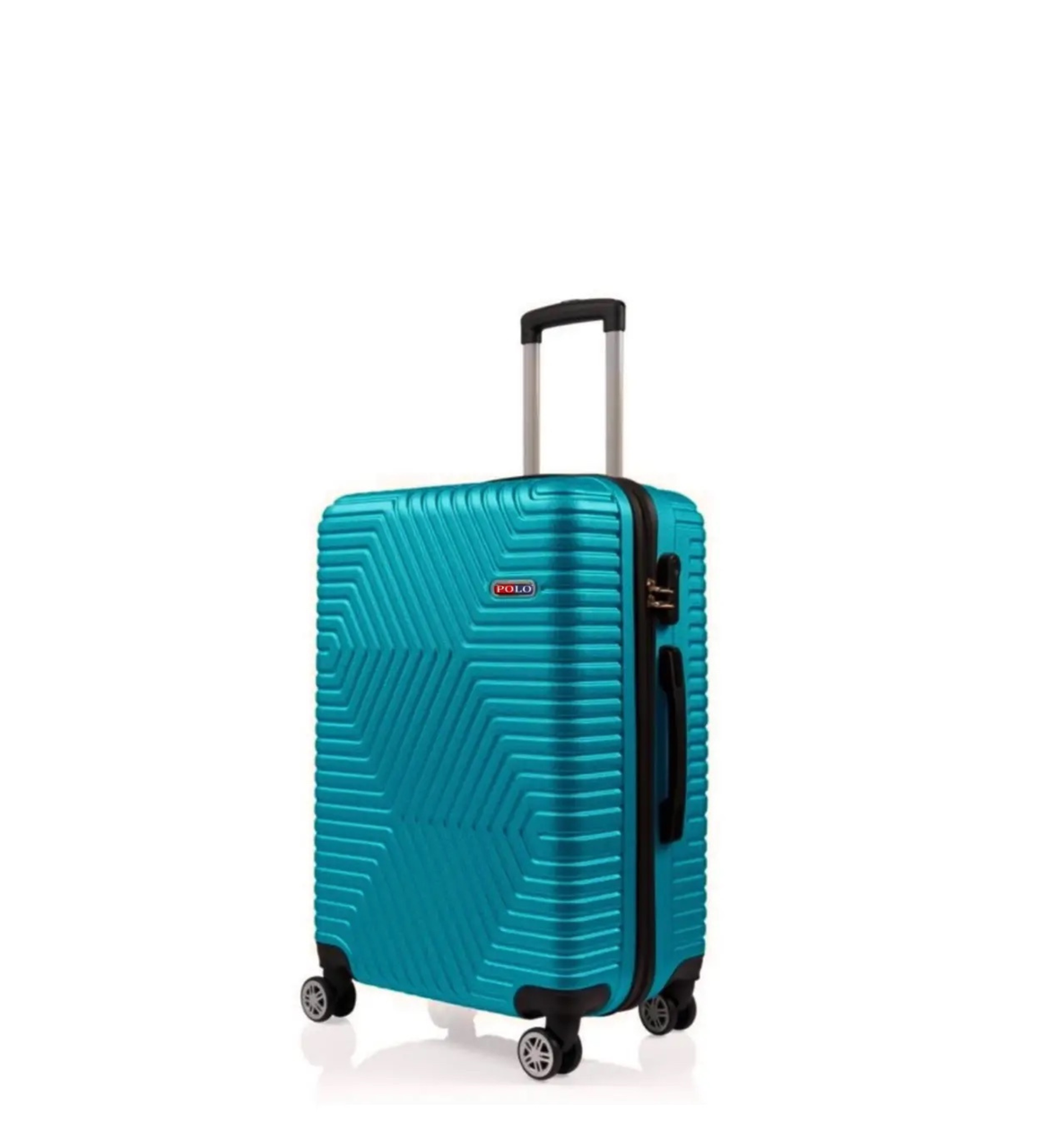 Валіза Polo ПК009-М полікарбонат на 4-х подвійних колесах середня М 70 л Темно-бірюзовий - фото 1 Валіза Polo ПК009-М полікарбонат на 4-х подвійних колесах середня М 70 л Темно-бірюзовий - фото 1