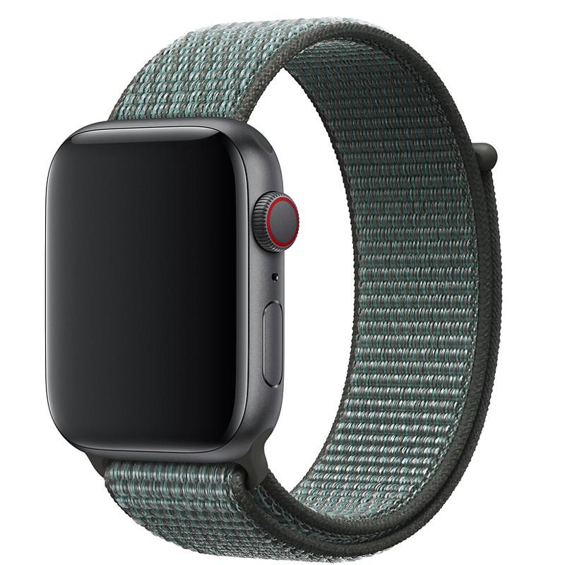 Ремешок для Apple Watch 38-40 mm Sport Loop Nike Mint/Black (29caa1-807)