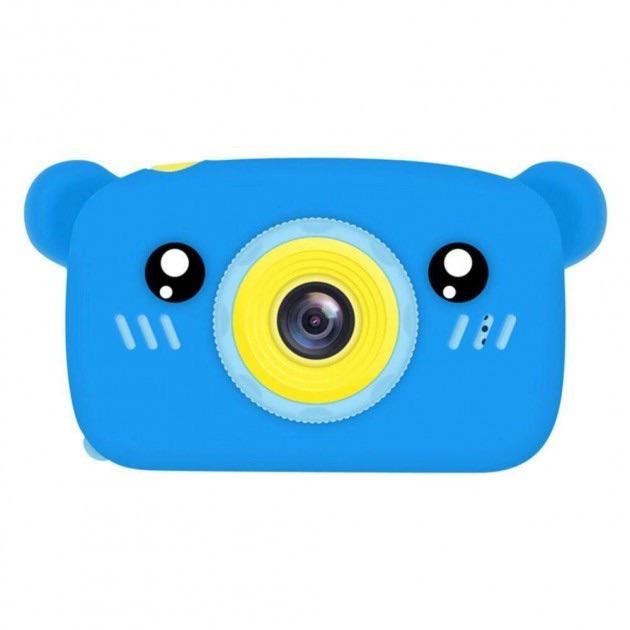 Фотокамера детская с автофокусом Baby Photo Camera Bear Blue - фото 1