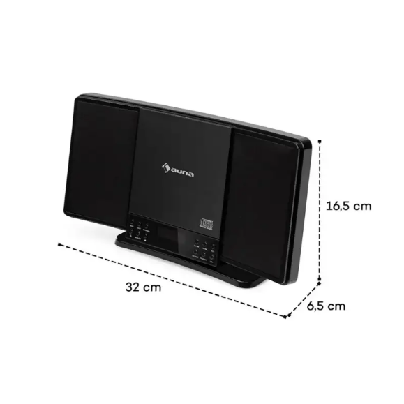 Стереосистема/музыкальный центр Auna V14 DAB+/FM радио CD/MP3-CD/CD-R/CD-RW радиоприемник (10035291) - фото 6 Стереосистема/музыкальный центр Auna V14 DAB+/FM радио CD/MP3-CD/CD-R/CD-RW радиоприемник (10035291) - фото 6