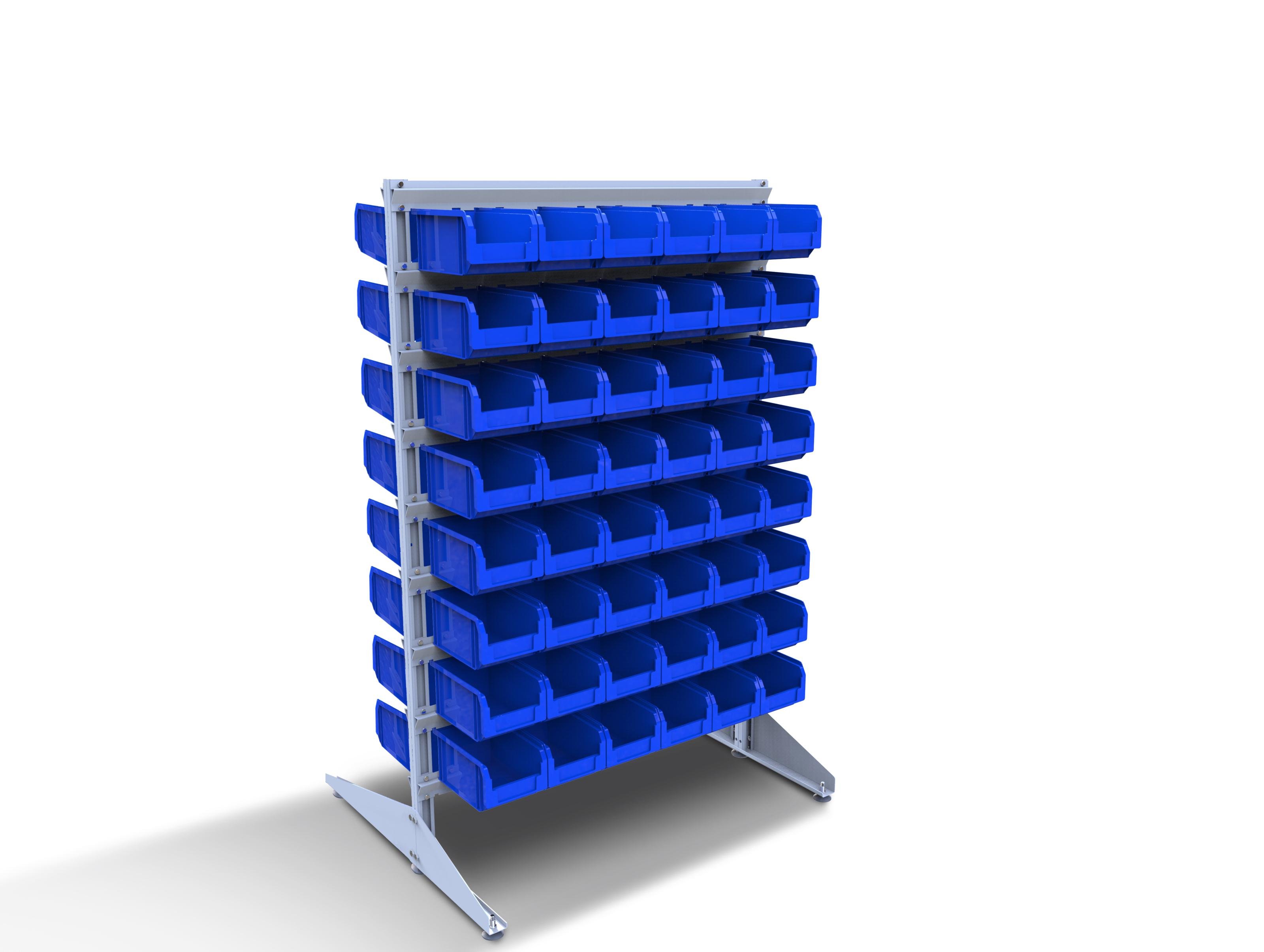 Стелаж для метизів двосторонній DS-15/11 700x1500x1000 мм (120020)