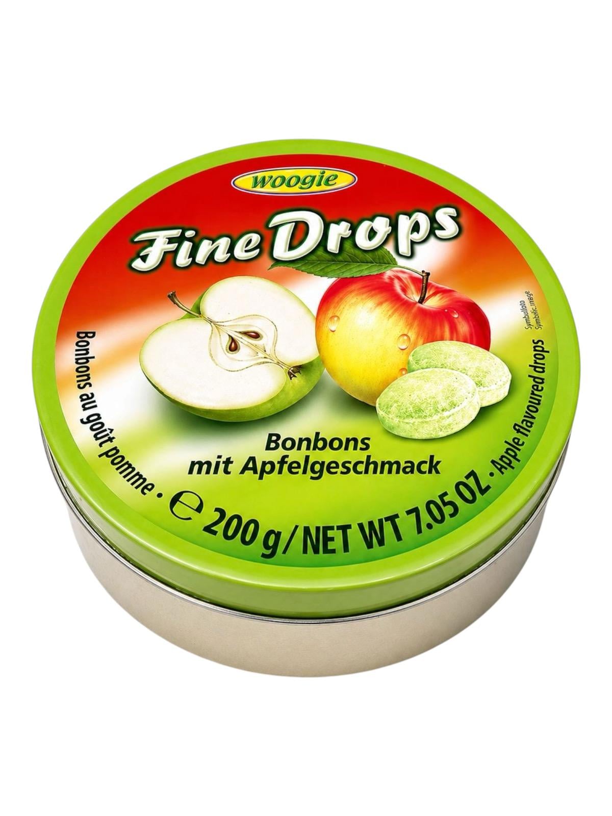 Леденцы Woogie Fine Drops со вкусом яблока 200 г (56977)