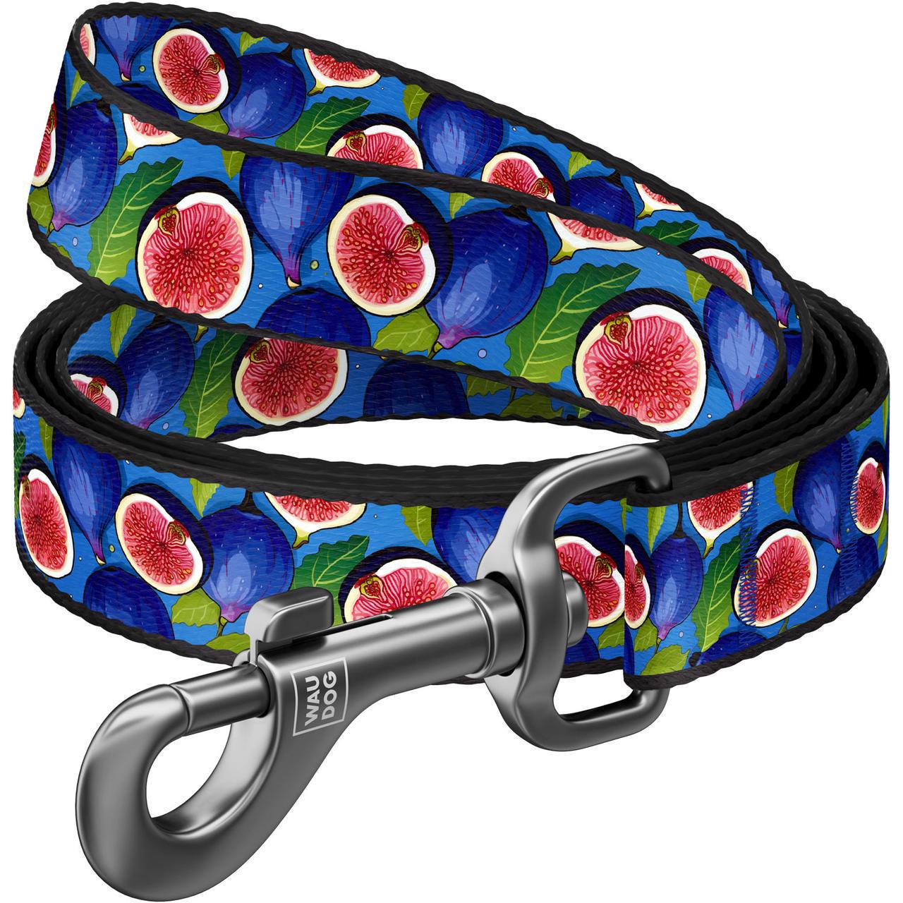 Поводок для собак нейлоновый Waudog Nylon Инжир S 300 см 15 мм (760-4053)