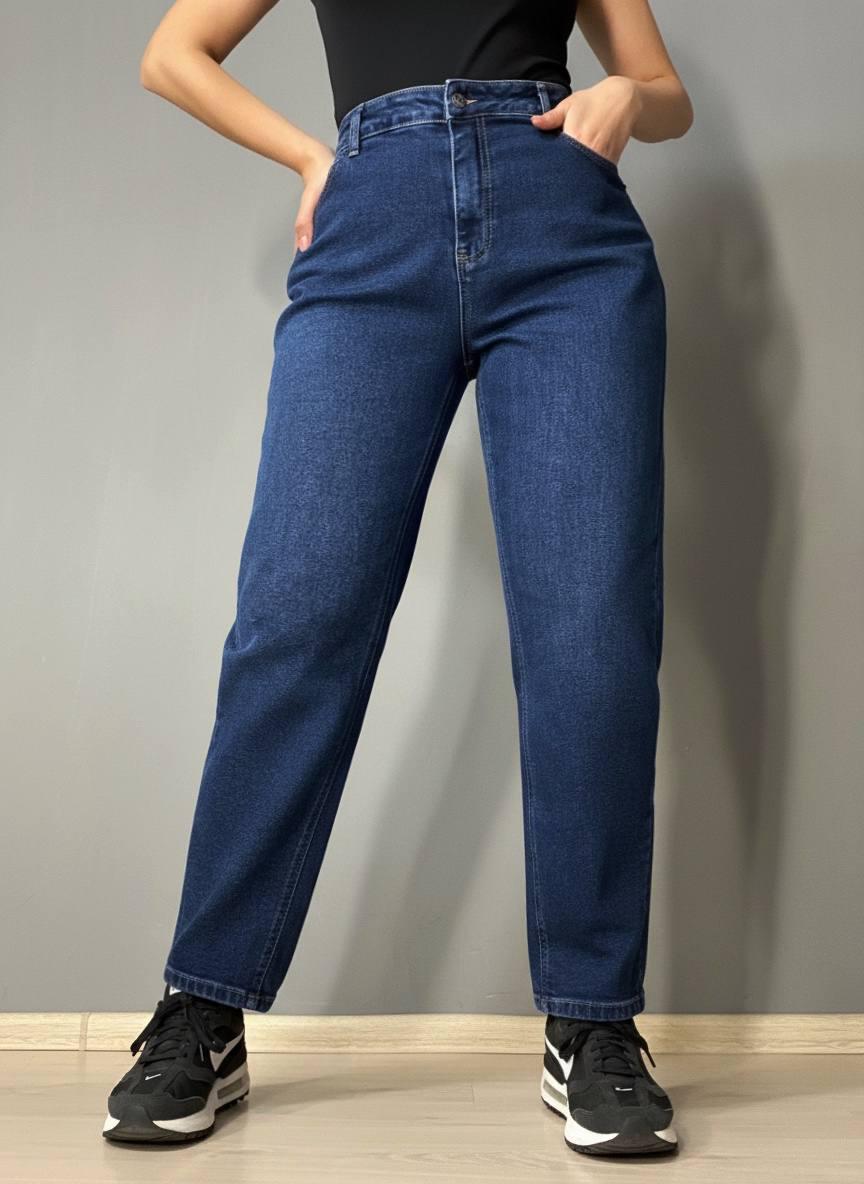 Джинсы женские Sherocco 3336 Mom Relax супер батал р. 36 Темно-синий (6248)