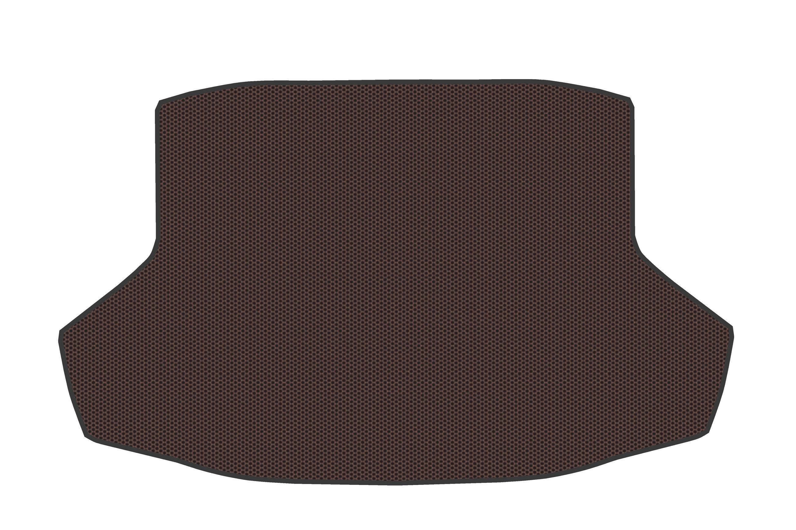 Коврик в багажник резиновый Digital Designs Digital Designs V1 для Honda Civic Sedan 2021 г. Коричневый (186596)