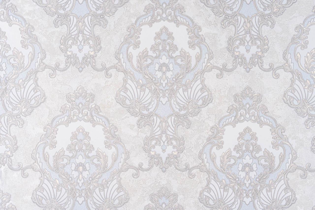 Обои флизелиновые LeGrand Platinum Лорд 8749-01 Декор винил горячего тиснения 1,06х10,05 м Голубой