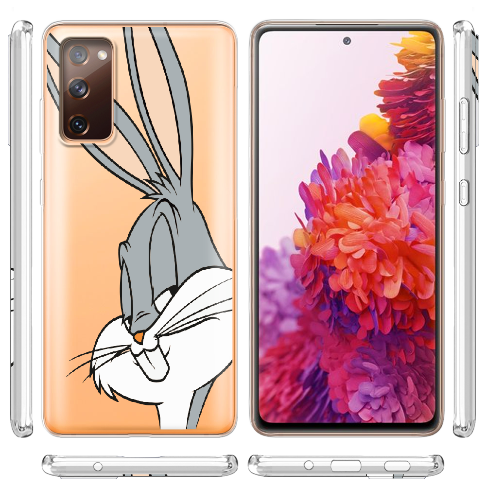 Чохол Boxface Samsung G780 Galaxy S20 FE Lucky Rabbit Прозорий силікон (41035-bk81-41035) - фото 3