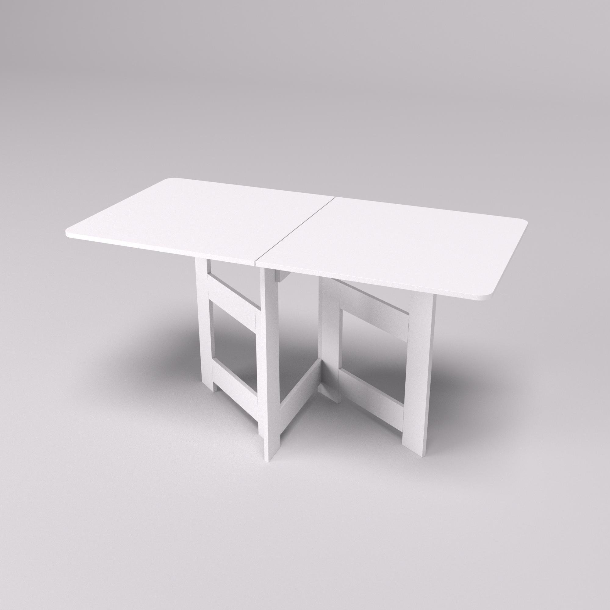 Стіл книжка 1400х700х750 мм Білий (12396)