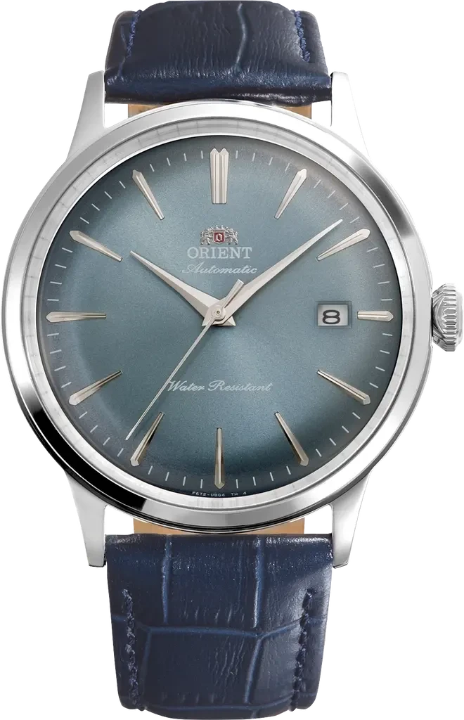 Мужские наручные часы Orient Bambino 40,5 мм RA-AC0030L30B со стальным корпусом WR 30 м Голубой (3124658598)