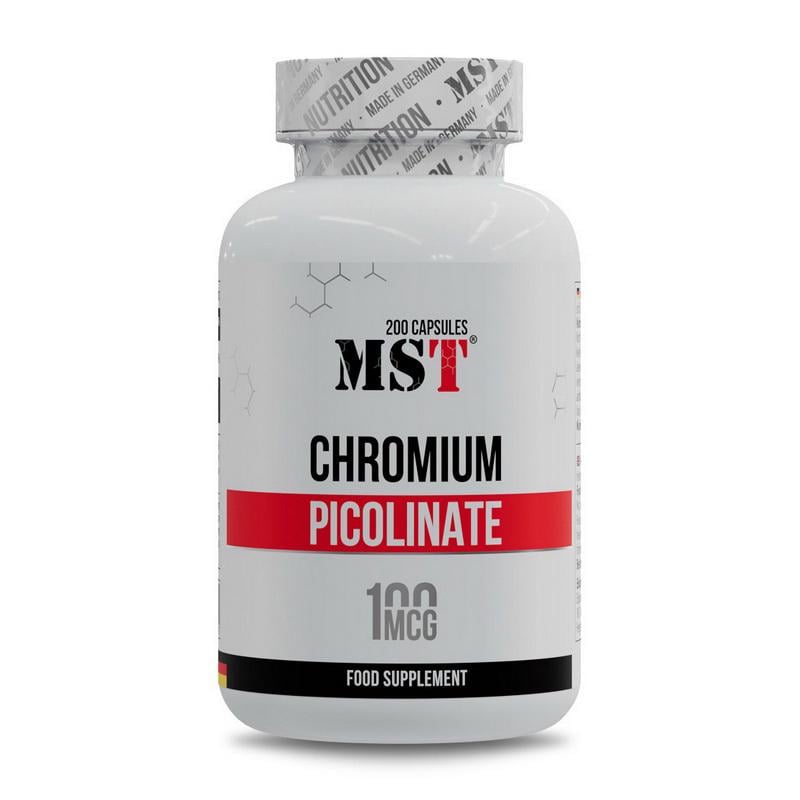 Хром пиколинат MST Chromium Picolinate 100 mcg 200 капс.