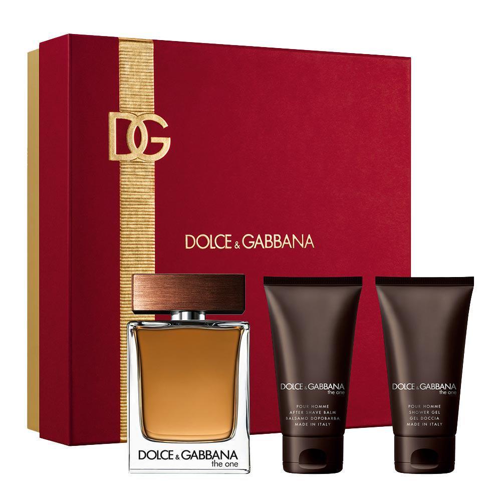 Подарочный набор для мужчин Dolce&Gabbana The One туалетная вода 100 мл/лосьон после бритья 50 мл/гель для душа 50 мл (380180)