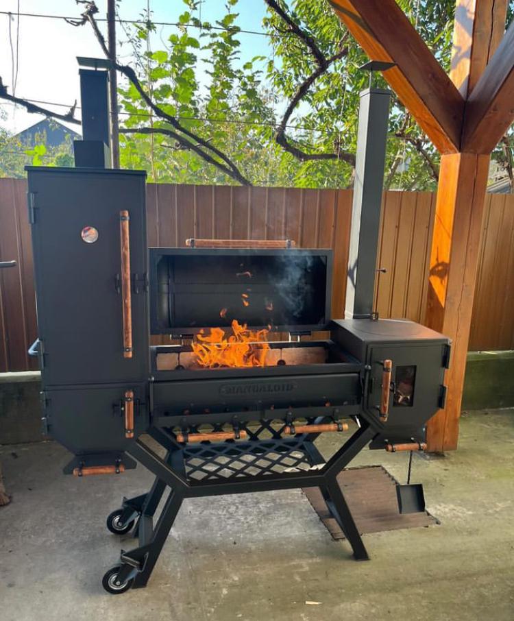 Модульный коптильный комплекс MANGALOID с печью под казан (1) - фото 6