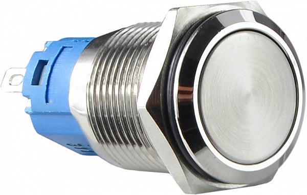 Кнопка металлическая АСКО-УКРЕМ с фиксацией 1НВ+1НЗ TYJ16-311 (A0140010090)