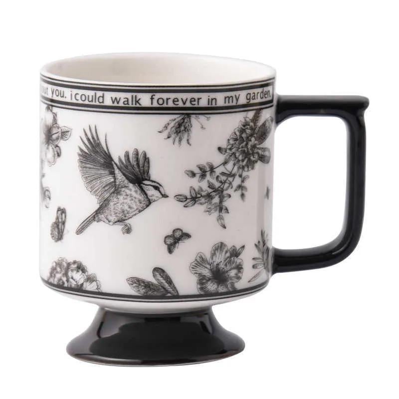 Сувенирная подарочная чашка Pinella Retro Flower керамическая (24366726)