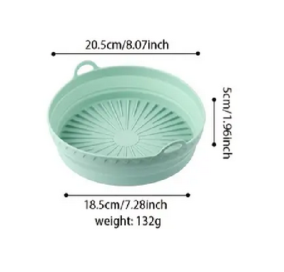 Формы силиконовые для фритюрниц Синий 20,5 см (SAM-7111) - фото 2 Формы силиконовые для фритюрниц Синий 20,5 см (SAM-7111) - фото 2