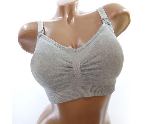 Топ для кормления Char Ming 008-0 меланж чашка C-D полиэстер вставной поролон М