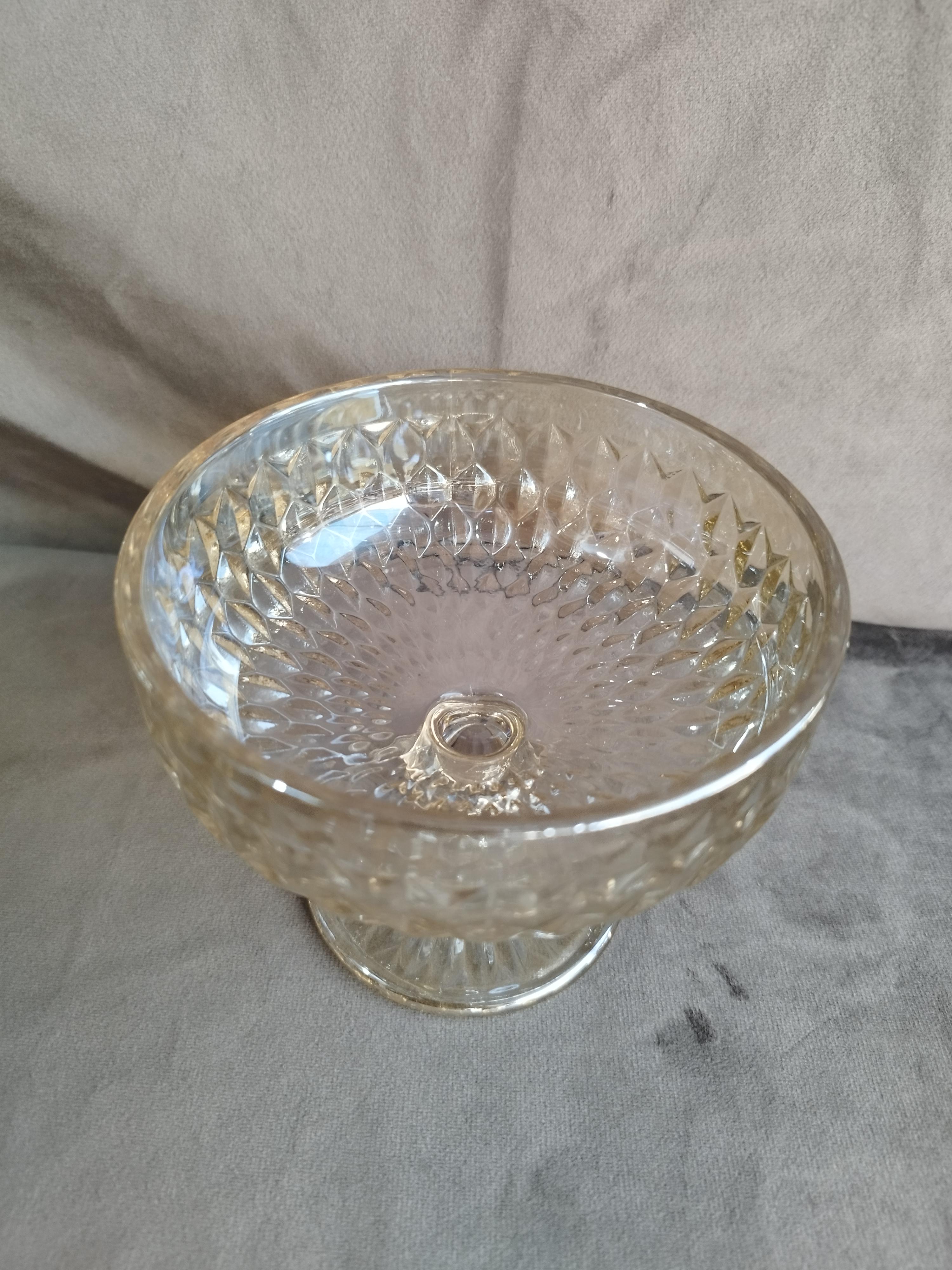 Набор креманок YIWU стеклянных 300 мл 6 шт. Светло-золотистый (HP-19-29-4) - фото 2