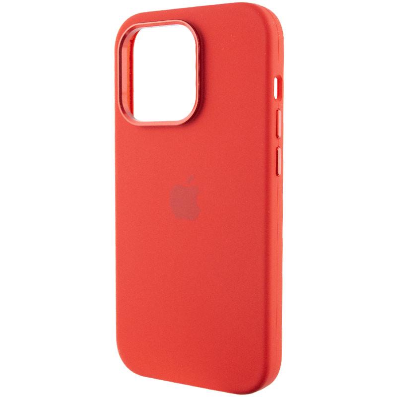 Противоударный чехол Silicone Case Metal Buttons (AA) для Apple iPhone 13 Pro Max (6.7") Красный / Red - фото 3