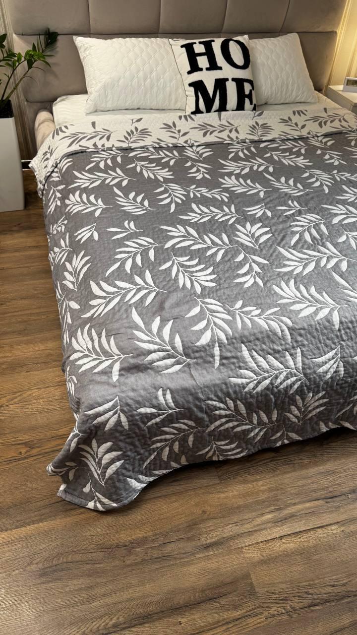 Покрывало хлопковое 200х230 см Серый (Д-muslin25-007-04) - фото 2 Покрывало хлопковое 200х230 см Серый (Д-muslin25-007-04) - фото 2