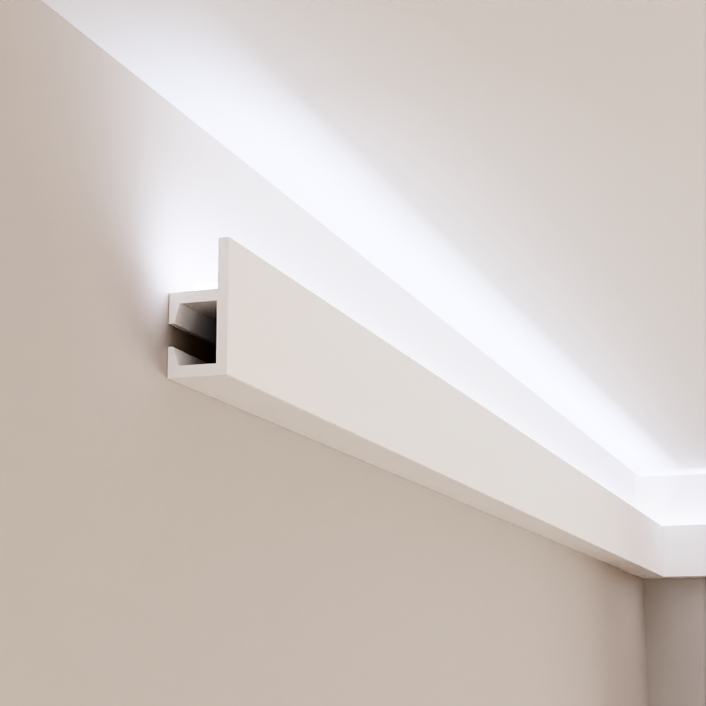 Карниз дюрополимерный Grand Decor KH 903 для LED освещения 48x22x2000 мм (25400253)