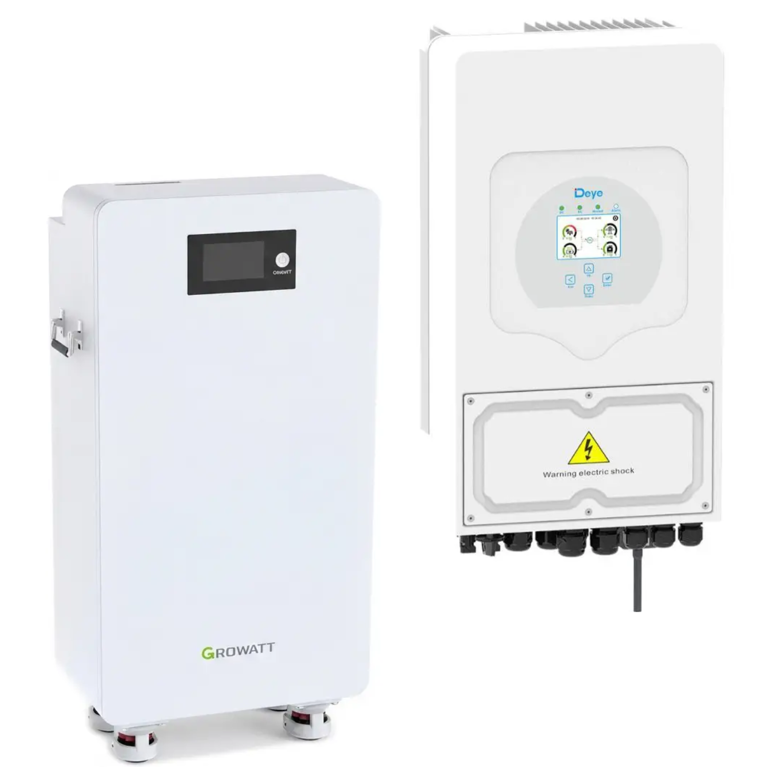 Комплект автономного энергоснабжения Deye SUN-5K-SG05LP1-EU 5 кВт и Growatt HOPE 16.0LM-A1 LiFePO4 16 кВт·ч (36943850)