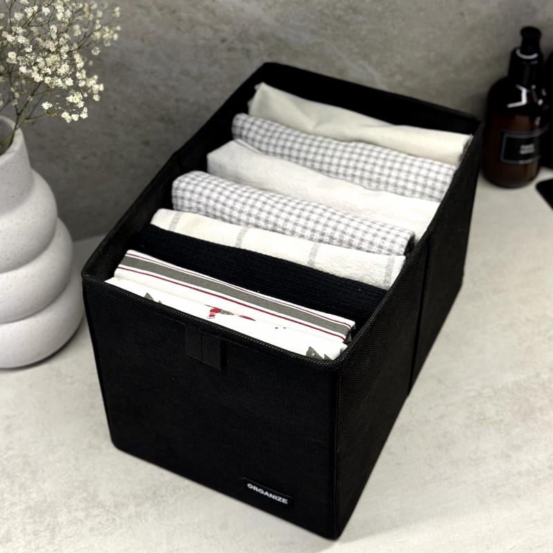 Короб для зберігання одягу M Чорний (Hy-M-bl) - фото 1