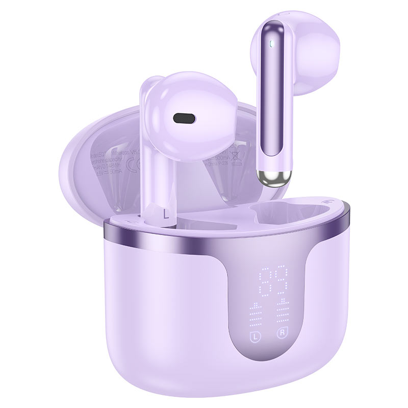 Бездротові навушники Hoco EQ7 Snowflake true wireless BT headset Purple (6942007617758) Бездротові навушники Hoco EQ7 Snowflake true wireless BT headset Purple (6942007617758)