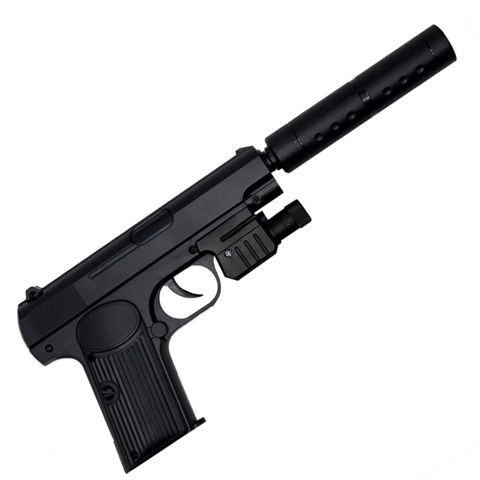 Дитячий іграшковий пістолет на кульках 733-3 зі світлом