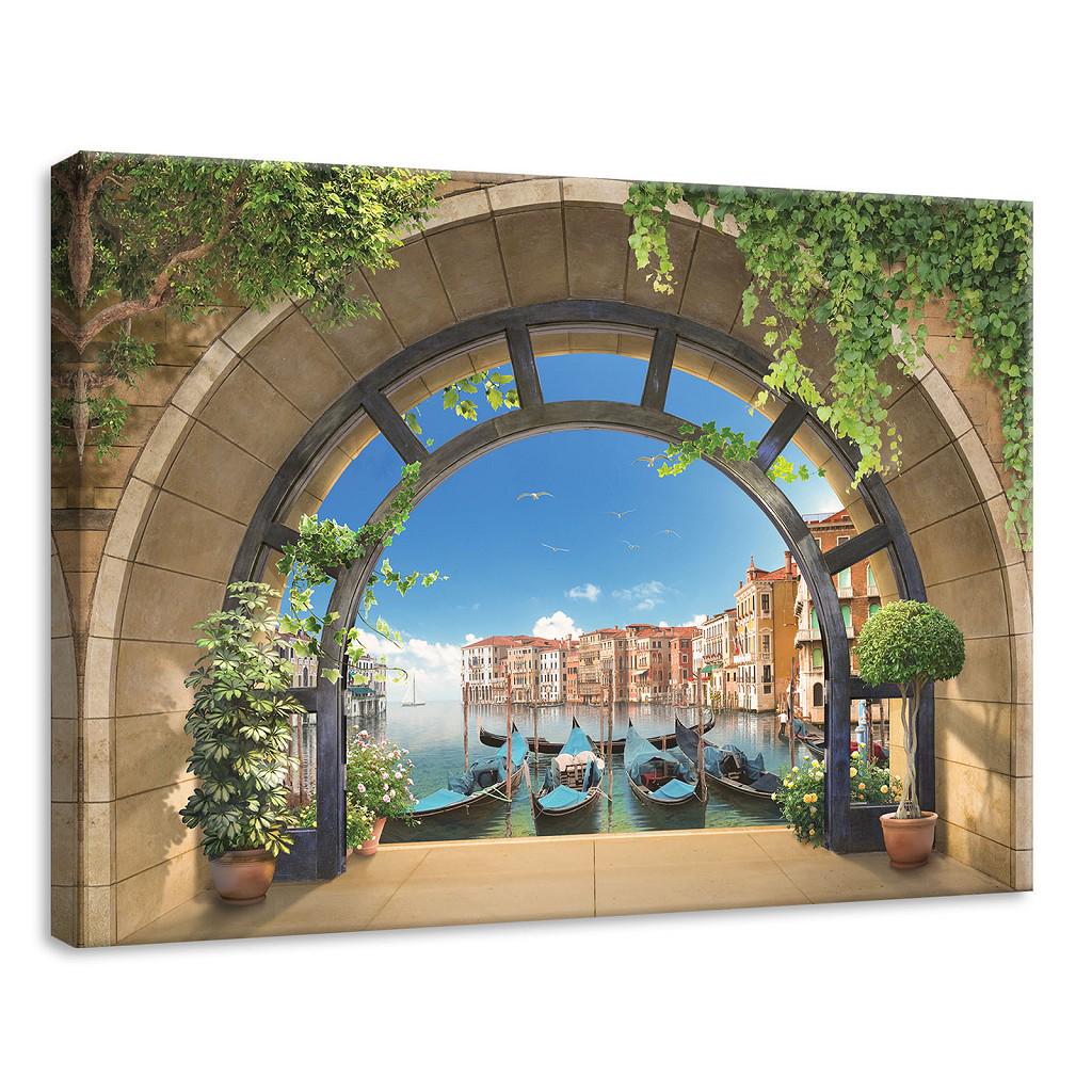 Картина на холсте 70x50 см Вид на Венецию (PP11511O7)