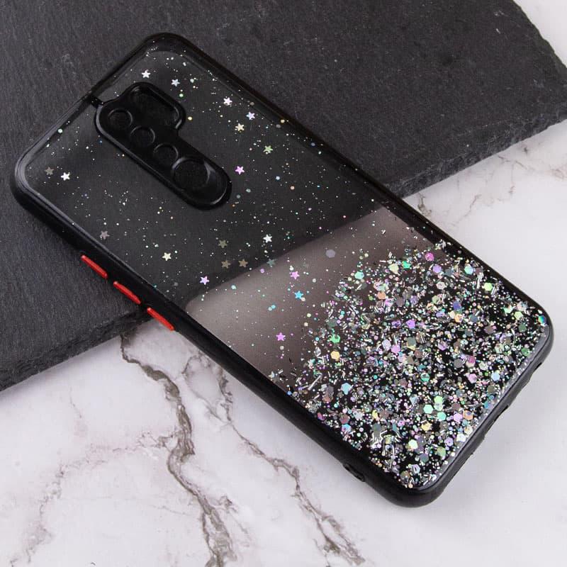 TPU чехол Spangle star с защитой камеры для Xiaomi Redmi 9 Черный - фото 2