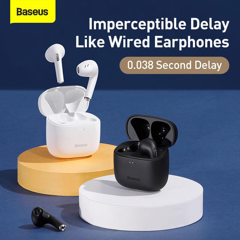 Наушники Baseus Encok True Wireless Earphones Bowie E8 White - фото 3