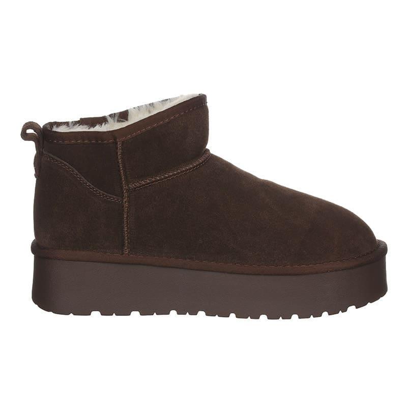 Угги женские PLPS A3301 замшевые р. 40 Коричневый (80076) - фото 3