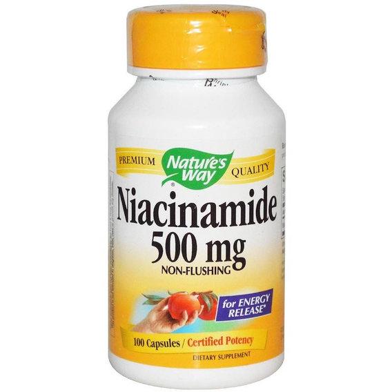 Ниацин Nature's Way Niacinamide 500 мг 100 капс. (000002582)