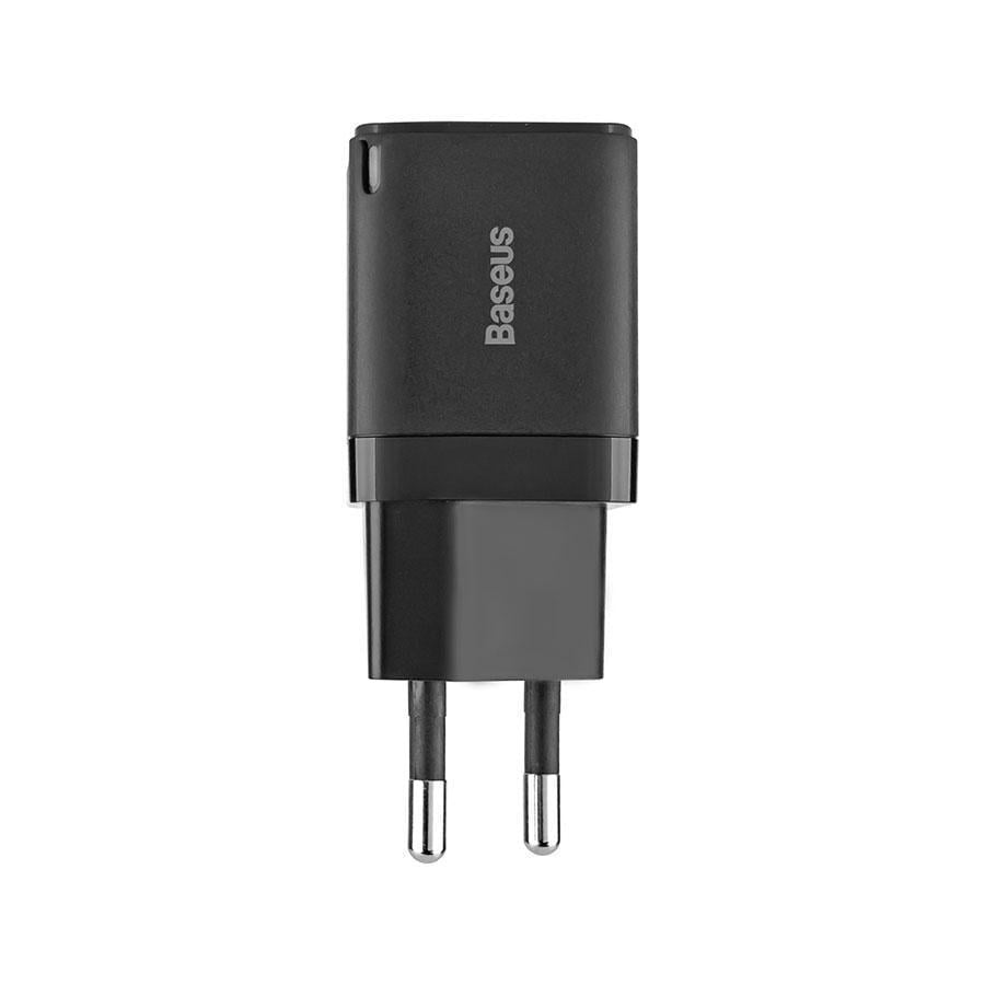 Зарядний пристрій BASEUS GAN3 Fast Charger 1C 30W EU Black (CCGN010101) Зарядний пристрій BASEUS GAN3 Fast Charger 1C 30W EU Black (CCGN010101)