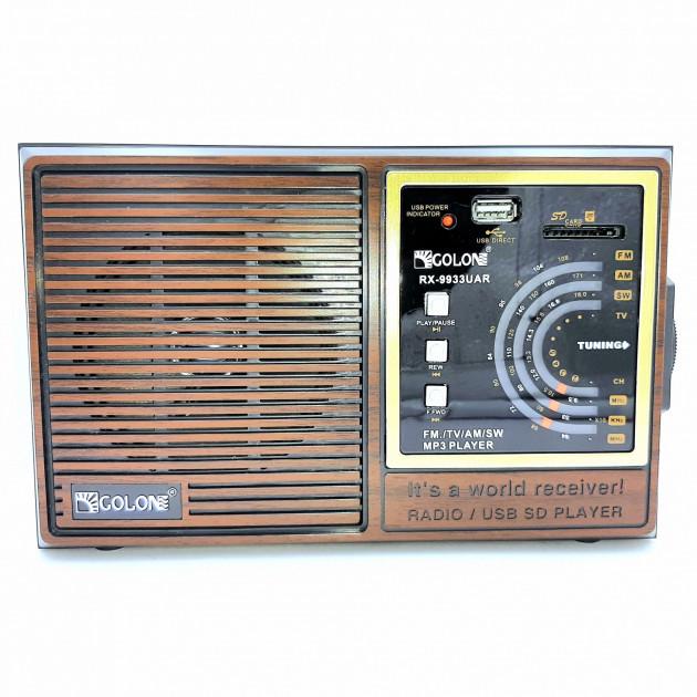 Радиоприемник аккумуляторный Golon RX-9933 (10948380) Радиоприемник аккумуляторный Golon RX-9933 (10948380)