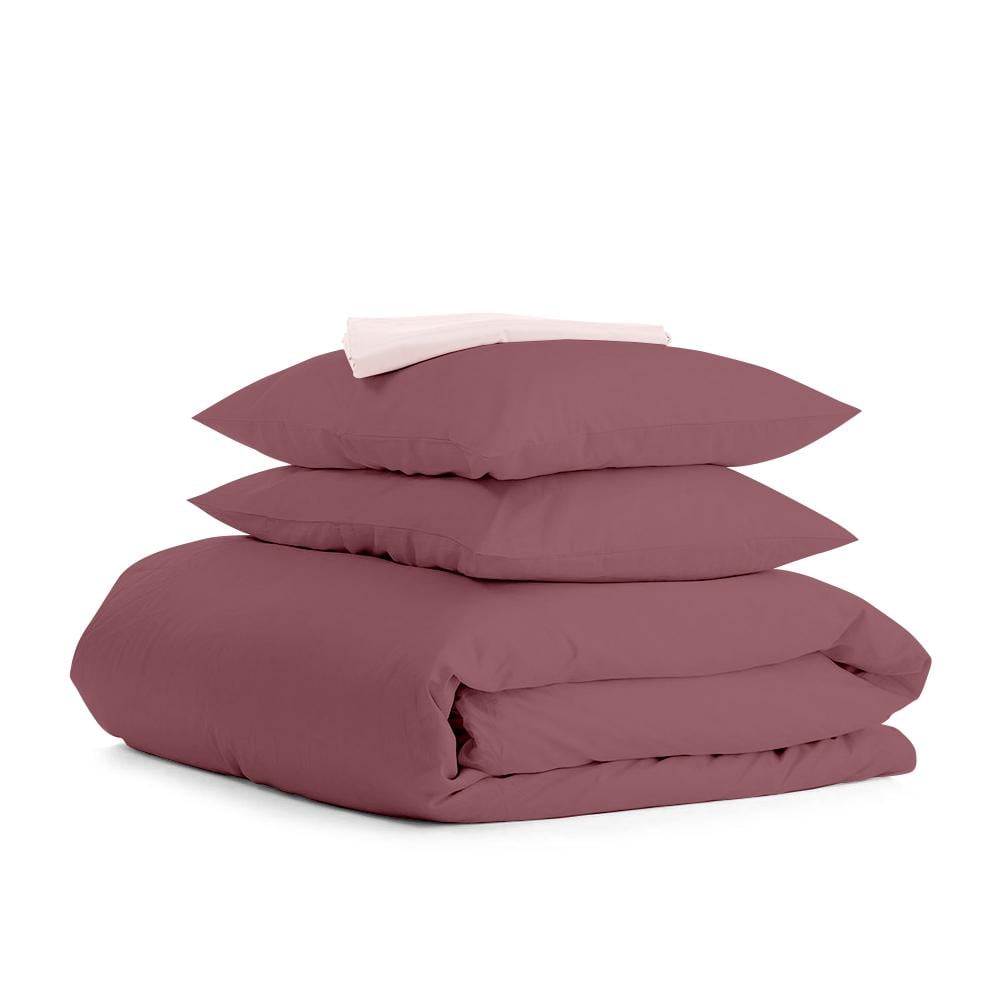 Двоспальної постільний комплект Cosas Ranfors Cherry Rose 180х220 см на резинці (4822052068427)