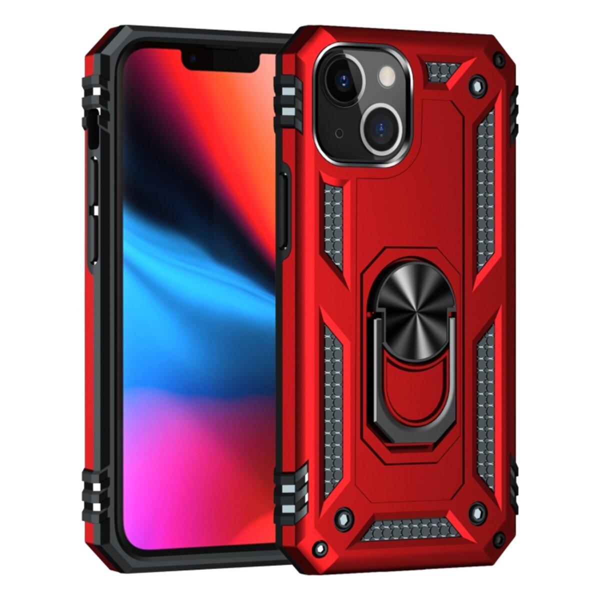 Протиударний чохол для Apple iPhone 14 Cosmic Robot Ring / Red